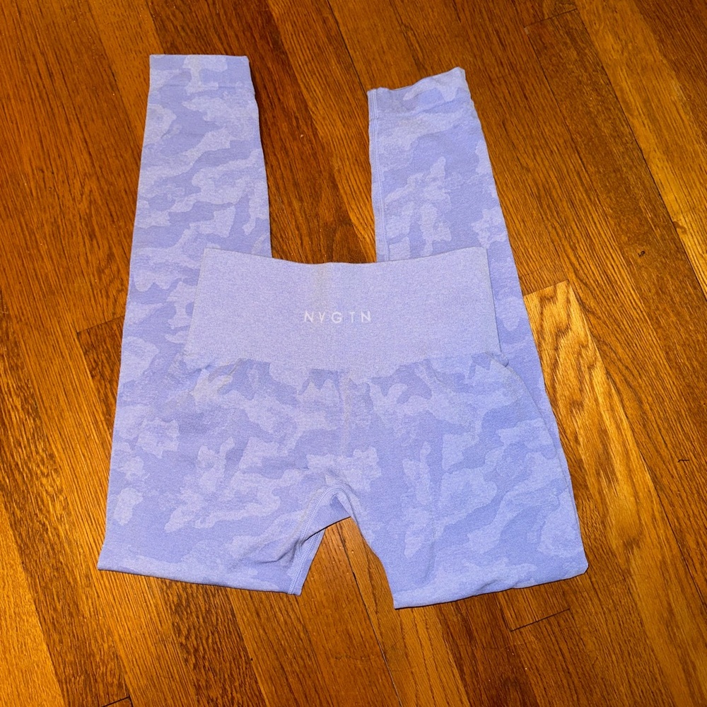 NVGTN Blue Camouflage Leggings
